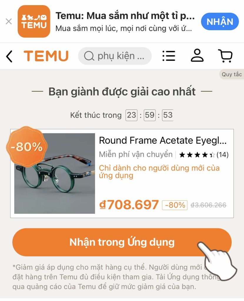 sàn thương mại temu